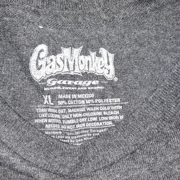 Mens gas monkey garage t-shirt - Picture 3 of 3